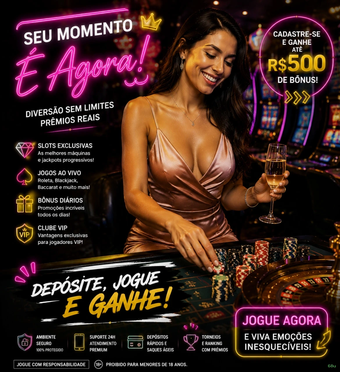 Notificações e promoções